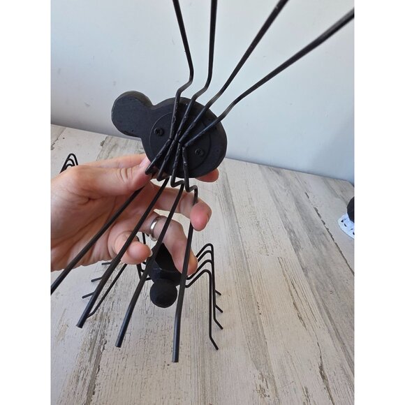 Metal spider candle holder votive Halloween decor set unique - Picture 14 of 14